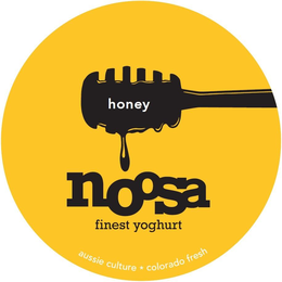 HONEY NOOSA FINEST YOGHURT AUSSIE CULTURE * COLORADO FRESH logo