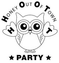 HONEY OUT OF TOWN HOOT PARTY HT logo