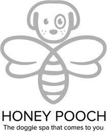 HONEY POOCH THE DOGGIE SPA THAT COMES TO YOU logo
