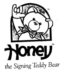 HONEY THE SIGNING TEDDY BEAR logo