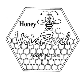 HONEY VITA REAL 100% NATURAL logo