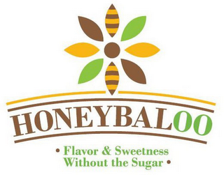 HONEYBALOO · FLAVOR & SWEETNESS WITHOUT THE SUGAR · logo