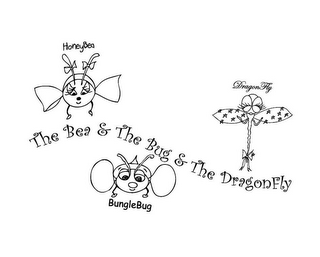 HONEYBEA DRAGONFLY BUNGLEBUG THE BEA & THE BUG & THE DRAGONFLY logo