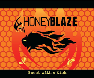 HONEYBLAZE SWEET WITH A KICK logo