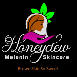 HONEYDEW MELANIN SKINCARE BROWN SKIN SO SWEET logo