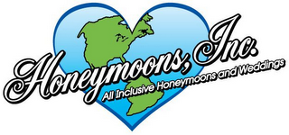 HONEYMOONS, INC. ALL INCLUSIVE HONEYMOONS AND WEDDINGS logo