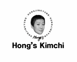 HONGJINKYUNG  ONGJINKYUNG  HONGJINKYUN HONG'S HONG'S KIMCHI logo