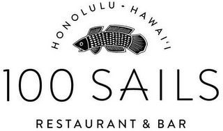 HONOLULU HAWAI'I 100 SAILS RESTAURANT &BAR logo