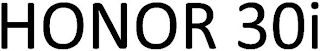 HONOR 30I logo