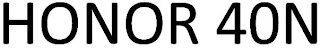 HONOR 40N logo