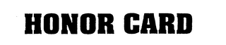 HONOR CARD logo