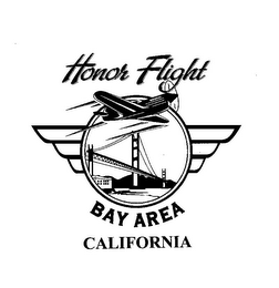 HONOR FLIGHT BAY AREA CALIFORNIA logo