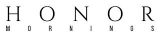HONOR MORNINGS logo