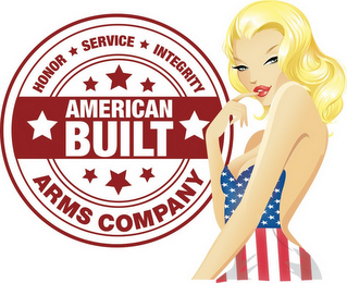 HONOR SERVICE INTEGRITY AMERICAN BUILT ARMS COMPANY logo
