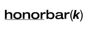 HONORBAR(K) logo