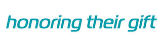 HONORING THEIR GIFT logo