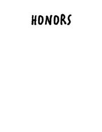 HONORS logo