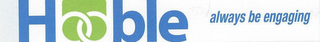 HOOBLE ALWAYS BE ENGAGING logo