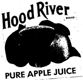 HOOD RIVER BRAND PURE APPLE JUICE logo