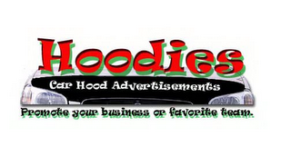 HOODIES CAR HOOD ADVERTISEMENTS PROMOTE YOUR BUSINESS OR FAVORITE TEAM. logo