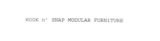 HOOK N' SNAP MODULAR FURNITURE logo