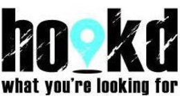 HOOKD WHAT YOU'RE LOOKING FOR logo