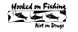 HOOKED ON FISHING NOT ON DRUGS logo