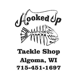 HOOKED UP TACKLE SHOP ALGOMA, WI 715-451-1697 logo