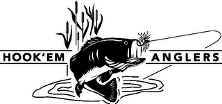 HOOK'EM ANGLERS logo