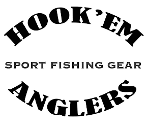 HOOK'EM ANGLERS SPORT FISHING GEAR logo