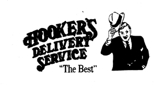 HOOKER'S DELIVERY SERVICE "THE BEST" logo