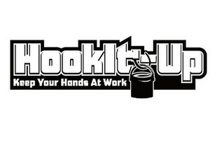 HOOKIT-UP KEEP YOUR HANDS AT WORK logo