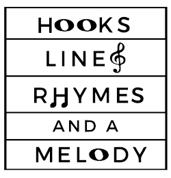 HOOKS LINES RHYMES AND A MELODY logo