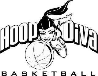 HOOP DIVA BASKETBALL logo
