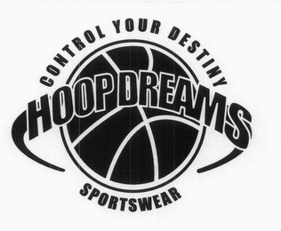 HOOP DREAMS SPORTSWEAR CONTROL YOUR DESTINY logo