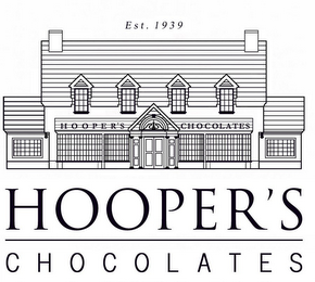 HOOPER'S CHOCOLATES EST. 1939 logo