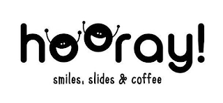 HOORAY! SMILES, SLIDES & COFFEE logo
