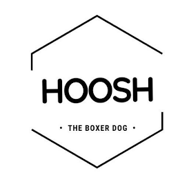 HOOSH · THE BOXER DOG · logo