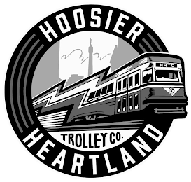 HOOSIER HEARTLAND TROLLEY CO. HHTC logo
