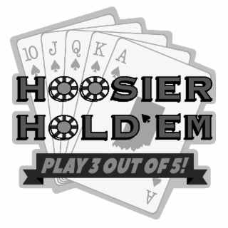 HOOSIER HOLD'EM - PLAY 3 OUT OF 5! logo