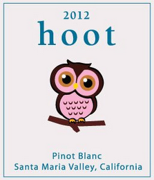 HOOT 2012 PINOT BLANC SANTA MARIA VALLEY, CALIFORNIA logo