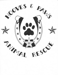 HOOVES & PAWS ANIMAL RESCUE logo