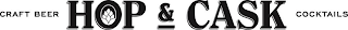HOP & CASK CRAFT BEER COCKTAILS logo