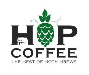 HOP COFFEE THE BEST OF BOTH BREWS logo