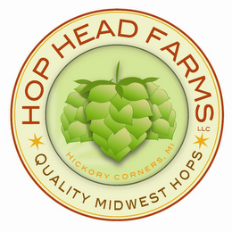 HOP HEAD FARMS LLC QUALITY MIDWEST HOPS HICKORY CORNERS, MI logo