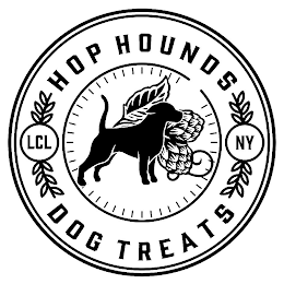 HOP HOUNDS LCL NY DOG TREATS logo