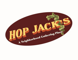 HOP JACK'S A NEIGHBORHOOD GATHERING PLACE logo
