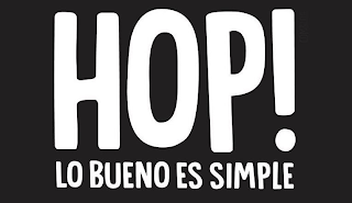 HOP! LO BUENO ES SIMPLE logo