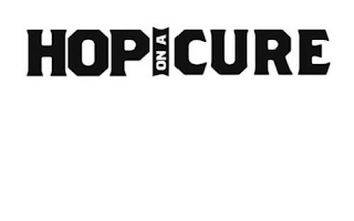 HOP ON A CURE logo