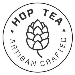 HOP TEA ARTISAN CRAFTED logo